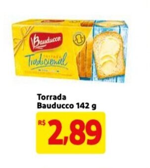 Mercado Extra Torrada Bauducco 142g oferta