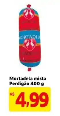 Mercado Extra Mortadela mista Perdigao 400g oferta
