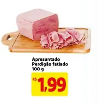 Mercado Extra Apresuntado Perdigao fatiado 100g oferta