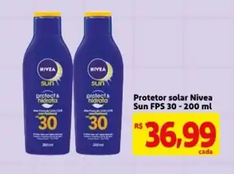 Mercado Extra Protetor solar Nivea Sun FPS 30 - 200ml oferta