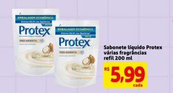 Mercado Extra Sabonete liquido Protex varias fragrancias refil 200ml oferta
