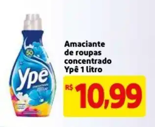 Amaciante de roupas concentrado Ype 1L
