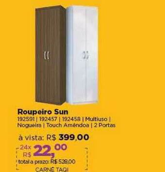 Lojas TaQi Roupeiro Sun oferta