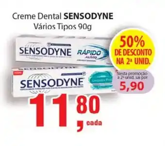 Creme Dental Sensodyne varios tipos 90g