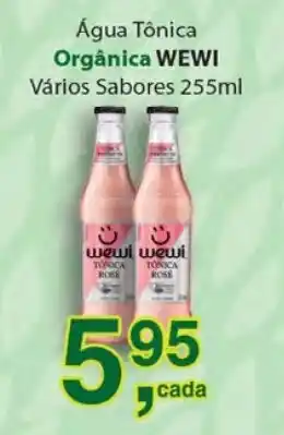 Supermercados Mundial Agua Tonica Organica Wewi 255ml oferta