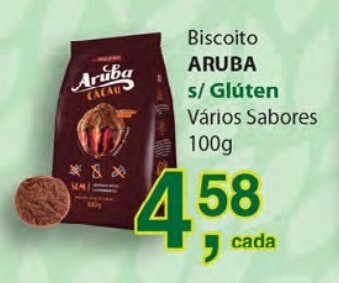 Supermercados Mundial Biscoito Aruba s/ Gluten 100g oferta