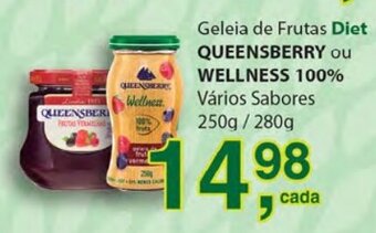 Diet Queensberry ou Wellness 100% 250g/280g