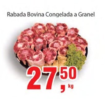 Supermercados Mundial Rabada Bovina congelada a granel 1kg oferta