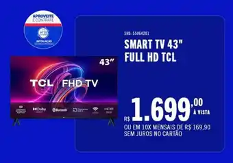 SMART TV 43" FULL HD TCL
