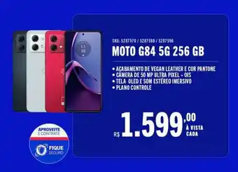 Casas Bahia MOTO G84 5G 256 GB oferta