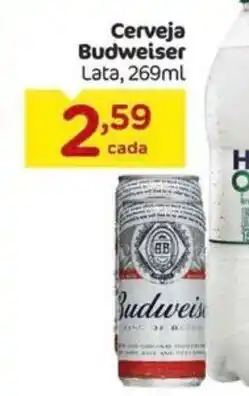 Carrefour Cerveja Budweiser Lata, 269ml oferta