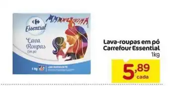 Carrefour Lava-roupas em pó Carrefour Essential 1kg oferta