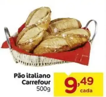Carrefour Pão italiano Carrefour 500g oferta