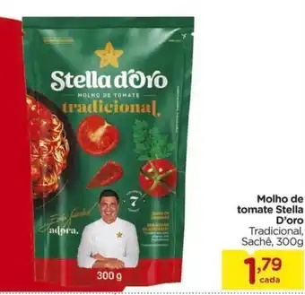 Carrefour Molho de tomate Stella D'oro Tradicional, Sachê, 300g oferta