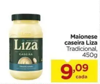 Carrefour Maionese caseira Liza Tradicional, 450g oferta