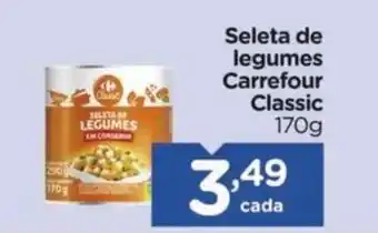 Carrefour Seleta de legumes Carrefour Classic 170g oferta