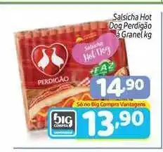 Supermercados Big Compra Salsicha Hot Dog Perdigão à Granel 1kg oferta