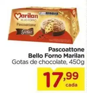 Carrefour Pascoattone Bello Forno Marilan Gotas de chocolate, 450g oferta