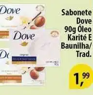 Sabonete Dove óleo Karité E Baunilha Trad. 90g
