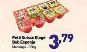 Petit Suisse Elegê Bob Esponja Mor. 320g
