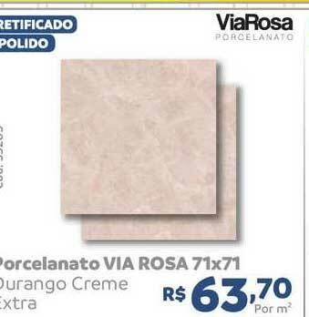 Tumkus Porcelanato Via Rosa 71x71 oferta