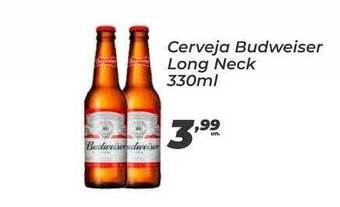 Peruzzo Cerveja Budweiser Long Neck 330ml oferta