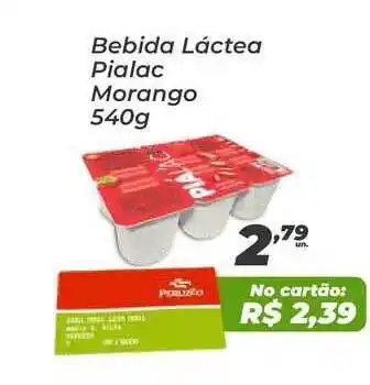 Bebida Láctea Pialac Morango 540g
