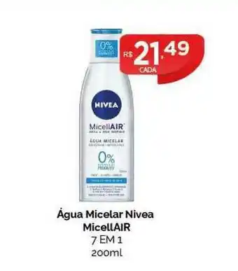 Drogarias Farmagnus água Micelar Nivea Micellair 7em1 200ml oferta