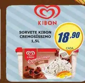 Sorvete Kibon Cremosíssimo 1.5L