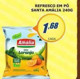 Super Varejista Refresco Em Pó Santa Amália 240g oferta