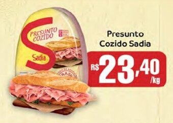 Supermercados Mundial Presunto Cozido Sadia 1kg oferta