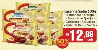 Supermercados Mundial Lasanha Sadia 600g oferta