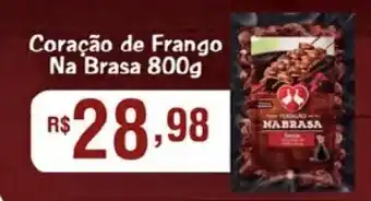 Supermercados Mundial Coracao de Frango Na Brasa 800g oferta