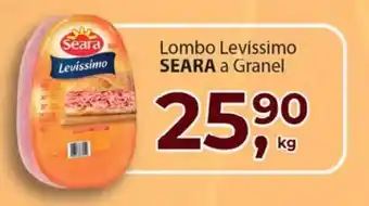 Supermercados Mundial Lombo Levissimo Seara a granel 1kg oferta