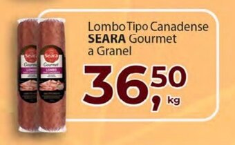 Supermercados Mundial Lombo Tipo Canadense Seara Gourmet a granel 1kg oferta