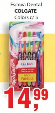 Supermercados Mundial Escova Dental Colgate c/5 oferta