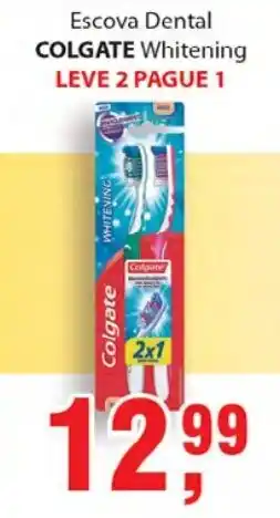 Supermercados Mundial Escova dental Colgate Whitening Leve 2 pague 1 oferta