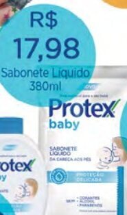Supermercados Mundial Sabonete Liquido Protex Baby 380ml oferta