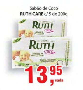 Supermercados Mundial Sabao de Coco Ruth Care c/5 de 200g oferta