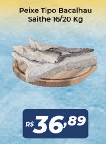 Peixe Tipo Bacalhau Saith 16/20 1kg