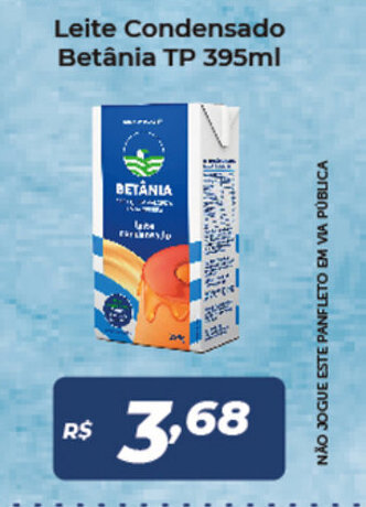 Atakarejo Leite Condensado Betania TP 395ml oferta