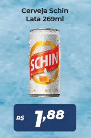 Atakarejo Cerveja Schin lata 269ml oferta