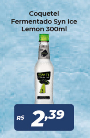 Atakarejo Coquetel Fermentado Syn Ice lemon 300ml oferta