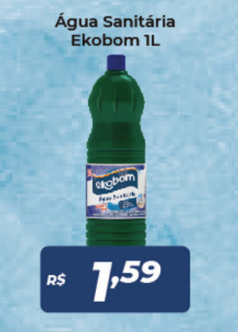 Atakarejo Agua Sanitaria Ekobom 1L oferta