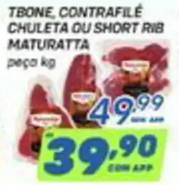 Tbone Contrafile Chuleta ou Short Rib Maturatta 1kg
