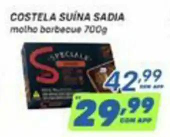 Prezunic Costela Suina Sadia 700g oferta