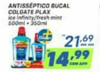 Antisseptico Bucal Plax 500ml + 350ml