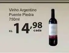 Super Luna Vinho Argentino Puente Piedra 750ml oferta
