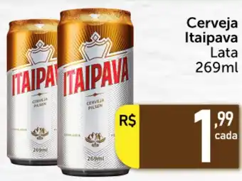 Pires Cerveja Itaipava Lata 269ml oferta