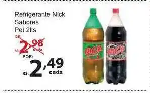 Super Luna Refrigerante Nick Sabores 2L oferta